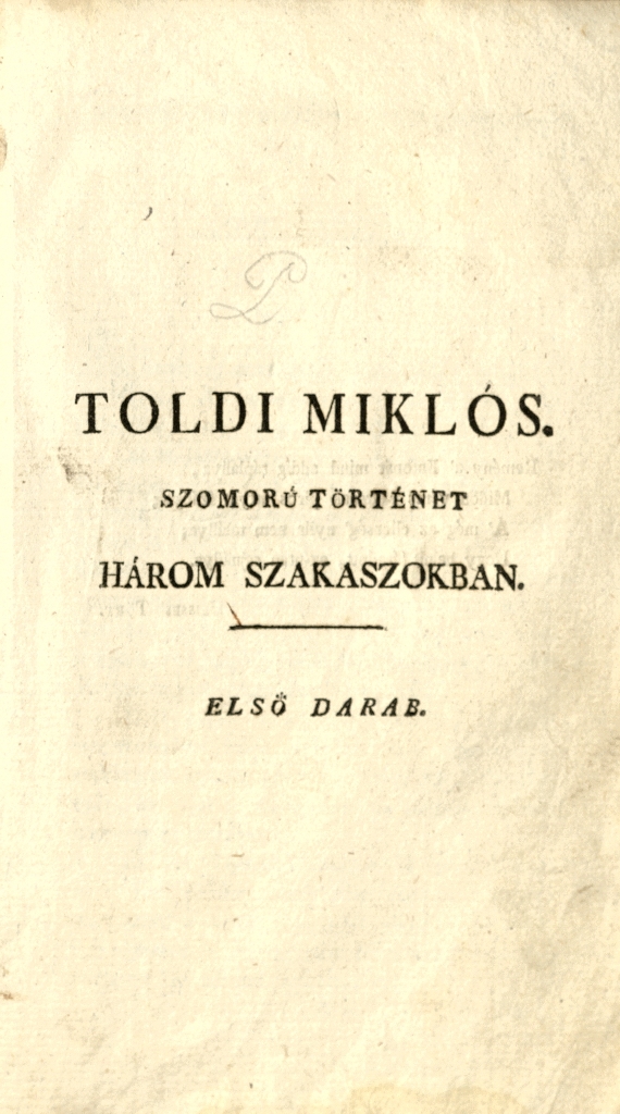 Dugonics András: Jeles történetek, 1794