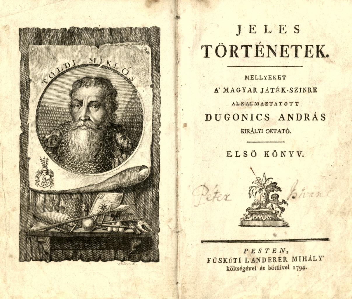Dugonics András: Jeles történetek, 1794