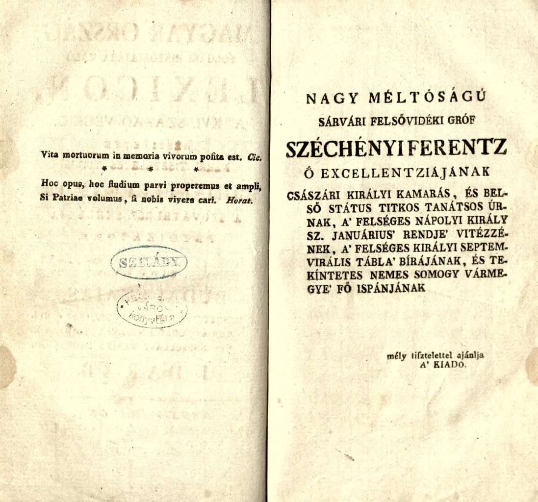 Budai Ferenc: Magyarország polgári históriája, 1804