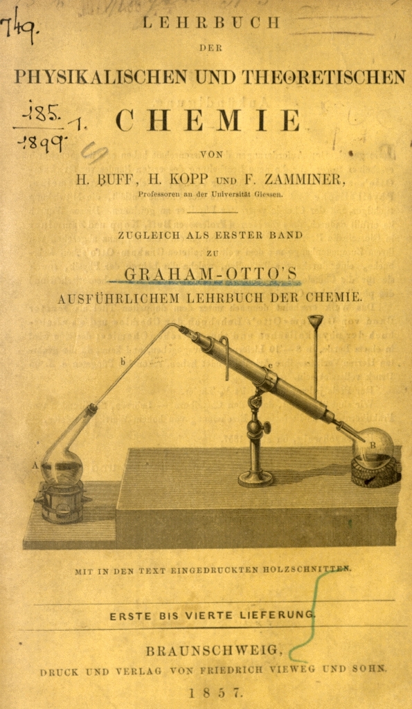 Graham, Otto: Ausführliches Lehrbuch der Chemie, 1857