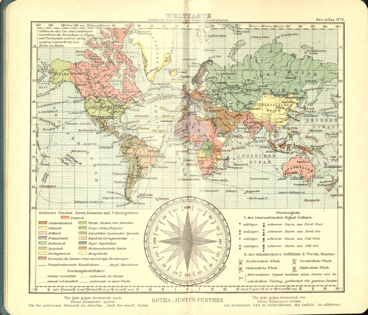 Justus Perthes's See-Atlas, 1912