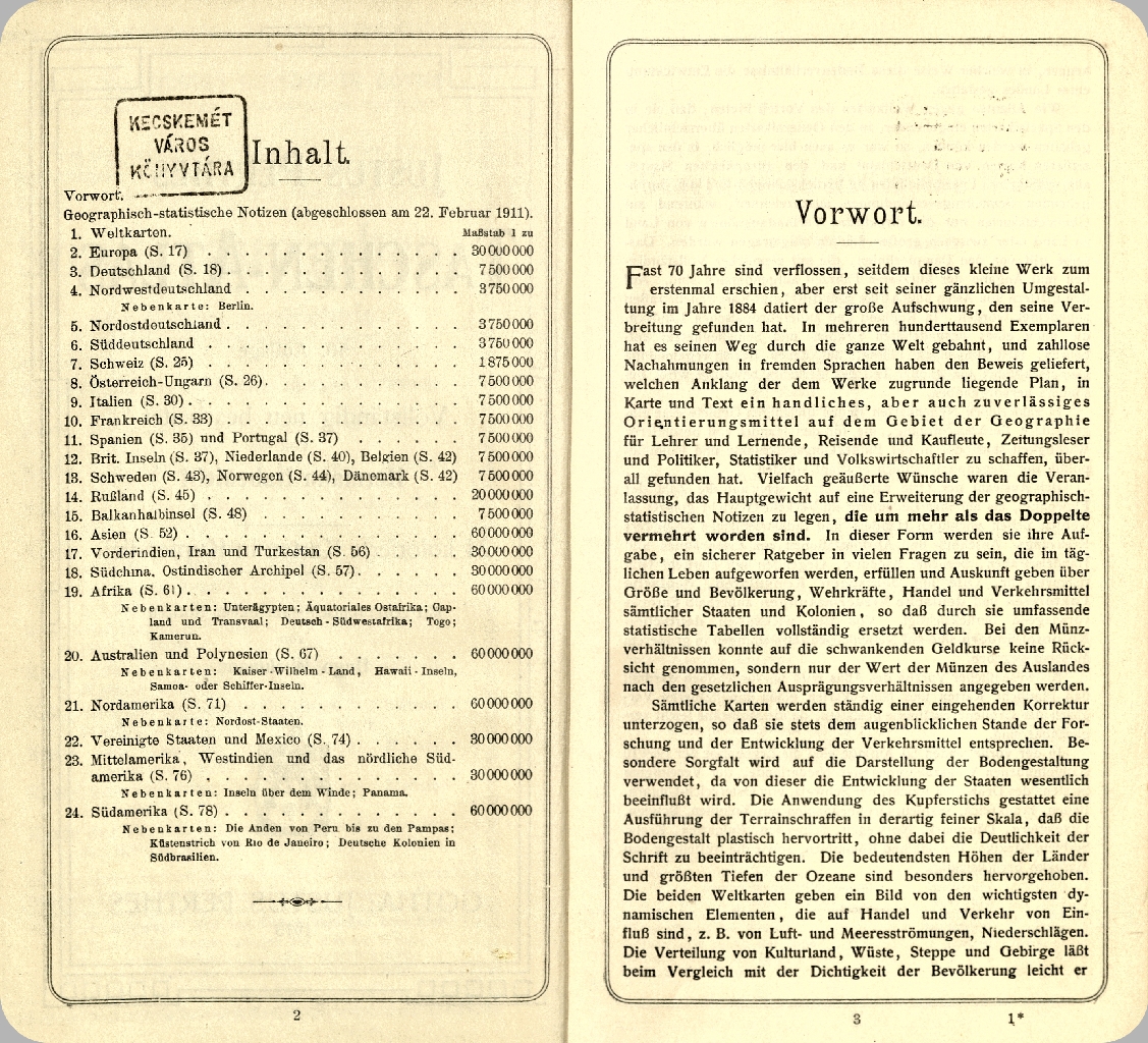 Justus Perthes's Taschen-Atlas, 1913