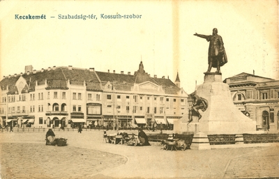 1928 Szabadság tér, Kossuth-szobor