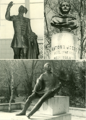 1998 Katona József szobrok