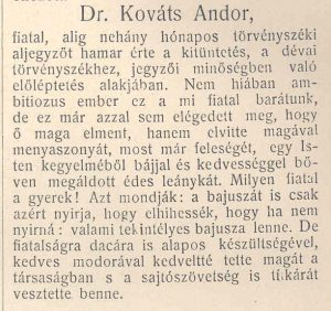 Dr. Kováts Andor