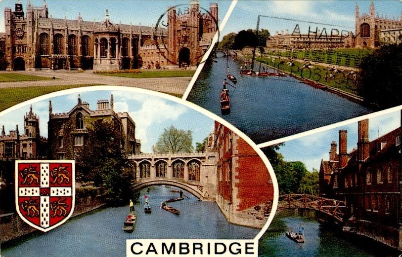 Cambridge képeslap