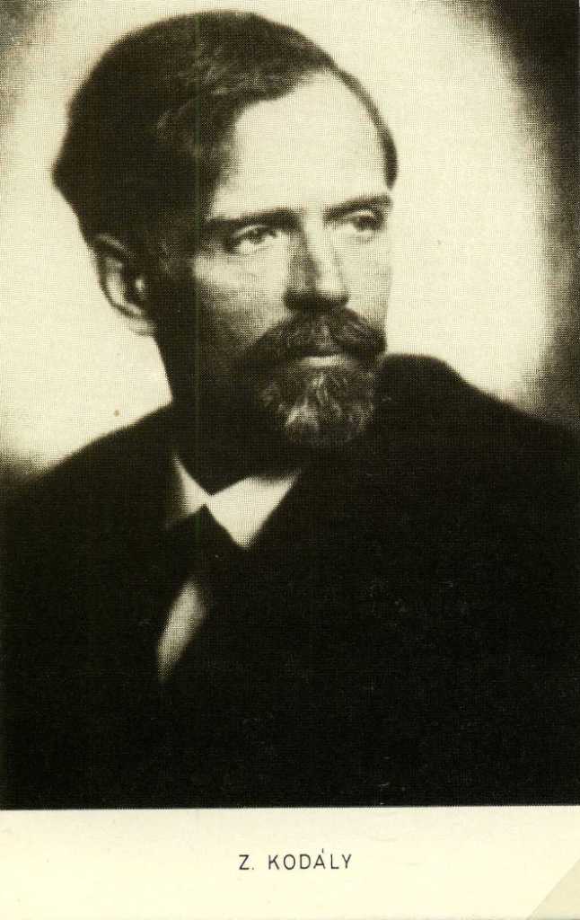 A fiatal Kodály Zoltán portréja