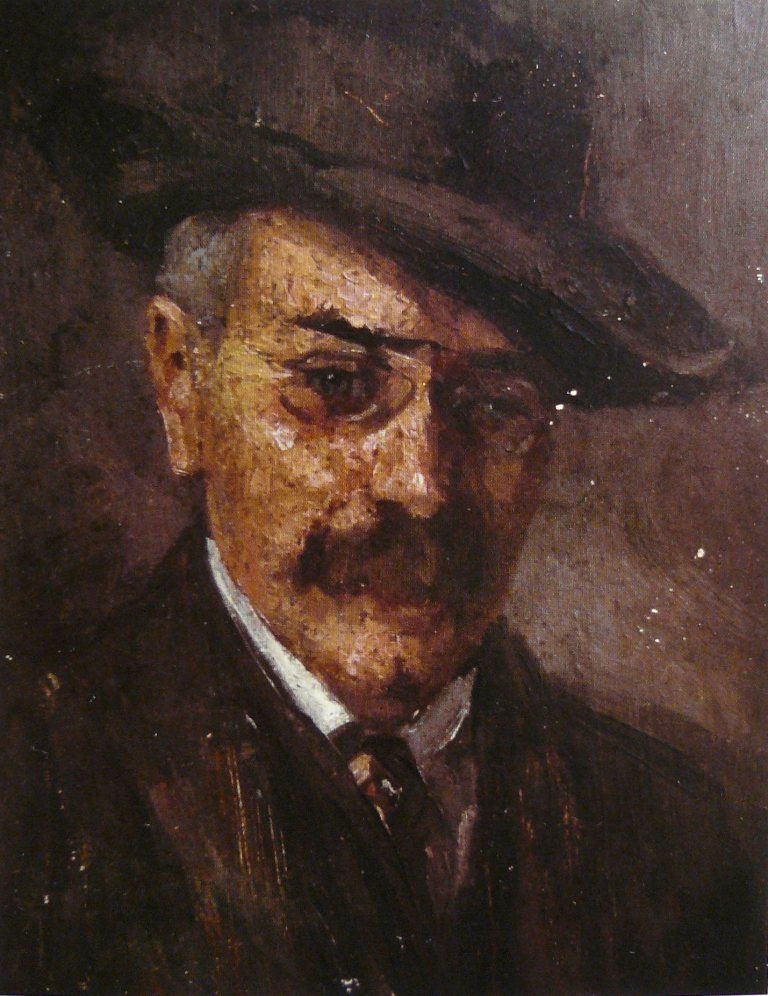 Henrik Moór: Emanuel Moór portré (olajfestmény)