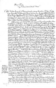 Mátyási József 1827. március 27-én kelt levele Kecskemét város Nemes Tanácsához
