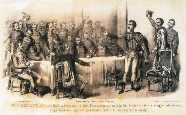 Gróf Széchenyi István 1825-dik évi nov. 4-ikén Pozsonyban